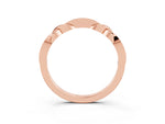 Twisted Marquise Pink Sapphire Pavé Band in Rose gold with Shared Prong Setting_3