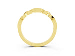 Twisted Marquise Ruby Pavé Band in Yellow gold with Shared Prong Setting_3