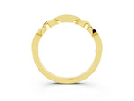 Twisted Marquise Yellow Sapphire Pavé Band in Yellow gold with Shared Prong Setting_3