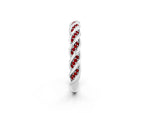 Twisted Pavé Round Ruby Eternity Band in Platinum with Shared Prong Setting_2