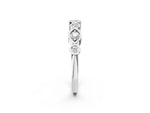 White gold Bezel Set Mixed Shape Diamond Eternity Band_2