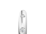 White gold Bezel Set Round Diamond Comfort Fit Band_5