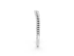 White gold Braided Milgrain White Gold Contour Band_2