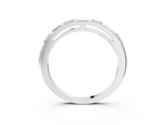 White gold Channel Set Baguette Diamond Eternity Band_3