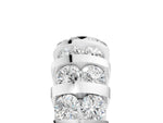 White gold Channel-Set Round Diamond Multi-Row Band_5