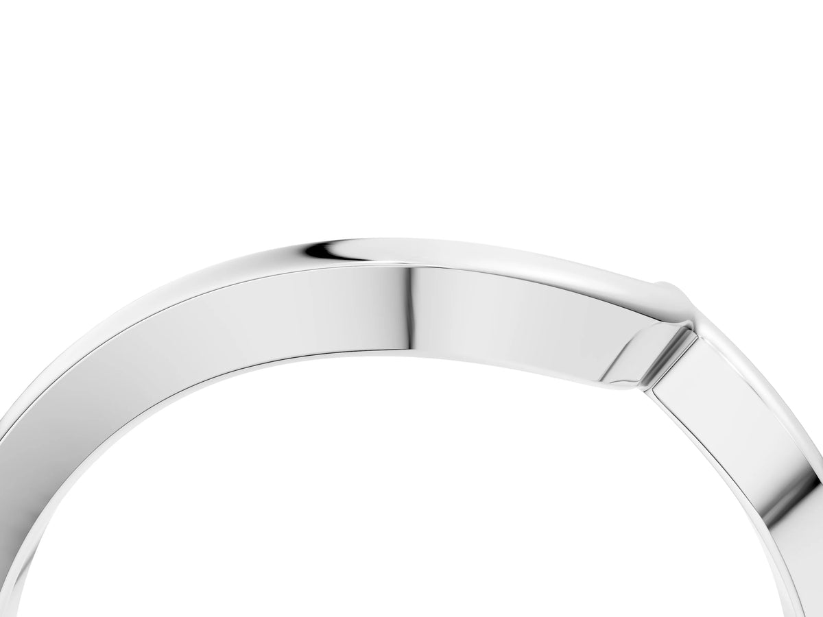 White gold Chevron V-Shaped Contour Band_4