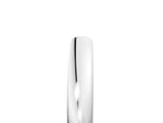 White gold Classic Plain Metal Band_5