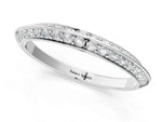 White gold Double Row Pavé Round Diamond Eternity Band with Channel Setting_1