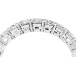 White gold Emerald Cut Diamond Prong-Set Eternity Band_4