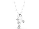 White gold Four-Stone Round Diamond Prong-Set Pendant_1