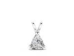 White gold Gold Wire Wrapped Calf Crystal Pendant