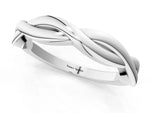 White gold Infinity Twisted Plain Band_1