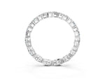 White gold Marquise Diamond Eternity Band with U-Prong Setting_3