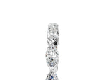 White gold Marquise Diamond Eternity Band with U-Prong Setting_5