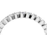 White gold Marquise Diamond Half-Eternity Band with Shared Prong Setting_4