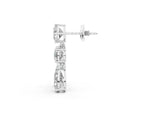 White gold Multi-Shape Diamond Drop Earring_1