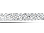 White gold Pavé Round Diamond Box Chain Slider Bracelet_1