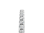White gold Pavé Round Diamond Half Eternity Band with Shared Prong Setting_5