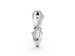 White gold Pavé Round Diamond Twist Band with Channel Setting_2