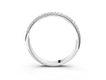 White gold Pavé Round Diamond White Gold Eternity Band_3