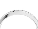 White gold Princess Cut Channel Set Diamond Eternity Band_4