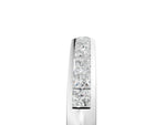 White gold Princess Cut Channel Set Diamond Eternity Band_5