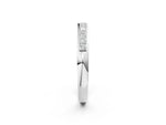 White gold Princess Cut Diamond Channel Set Eternity Band_2