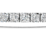 White gold Princess Cut Diamond Tennis Bracelet with Channel Setting_1