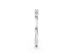 White gold Prong Set Round Diamond Half-Eternity Band_2