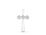 White gold Round Brilliant Three-Stone Prong Set Pendant