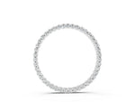 White gold Round Cut Diamond Prong Set Eternity Pendant