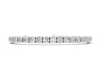 White gold Round Cut Diamond Tennis Bracelet with Box Clasp and Four-Prong Setting