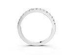White gold Round Diamond Eternity Band with Prong Setting_3