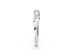 White gold Round Diamond Eternity Band with Twist Prong Setting_2