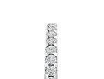 White gold Round Diamond Half Eternity Prong Set Band_5