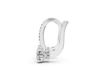 White gold Round Diamond Hidden Halo Drop Earrings_2