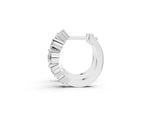 White gold Round Diamond Hydrangea Bouquet Hoop Earrings with Diamond Accents_1