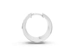 White gold Round Diamond Mosaic Hoop Earrings_1