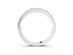 White gold Round Diamond Pavé Eternity Band_3