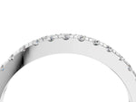 White gold Round Diamond Pavé Eternity Band_4