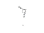 White gold Round Diamond Pavé V-Shaped Contour Band with Shared Prong Setting_2