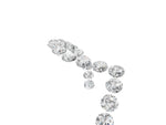 White gold Round Diamond Pavé V-Shaped Contour Band with Shared Prong Setting_5