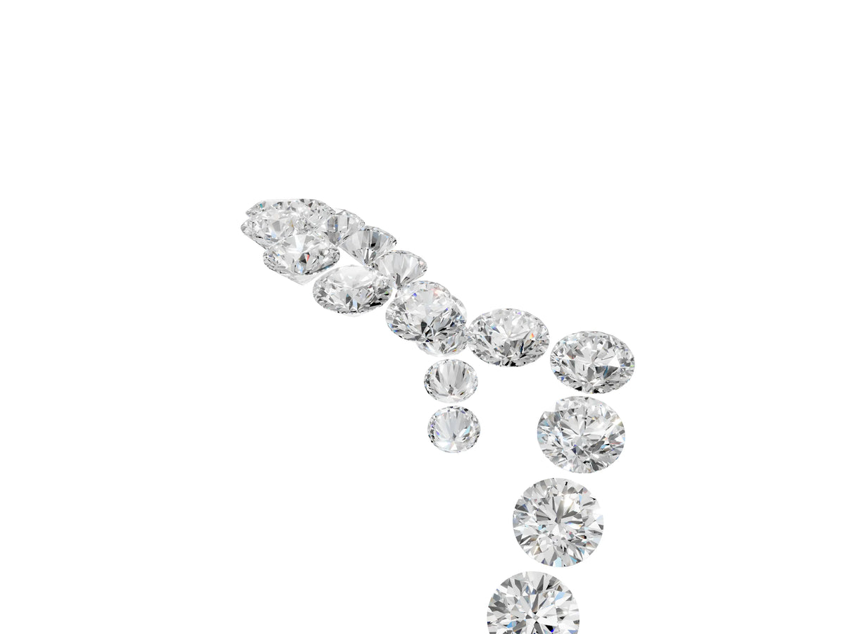 White gold Round Diamond Pavé V-Shaped Contour Band with Shared Prong Setting_5