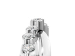 White gold Round Diamond Prong-Set Crossover Band_5