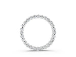 White gold Round Diamond Prong Set Eternity Pendant