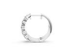 White gold Round Diamond Prong-Set Hoop Earrings_1