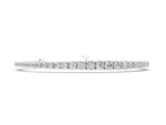 White gold Round Diamond Tennis Bracelet with Four-Prong Setting on a White Gold Band
