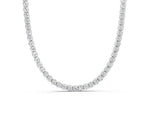 White gold Round Diamond Tennis Necklace_8