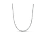 White gold Round Diamond Tennis Necklace_9