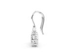 White gold Round Diamond Water Lily Drop Earrings with Diamond Accents_1